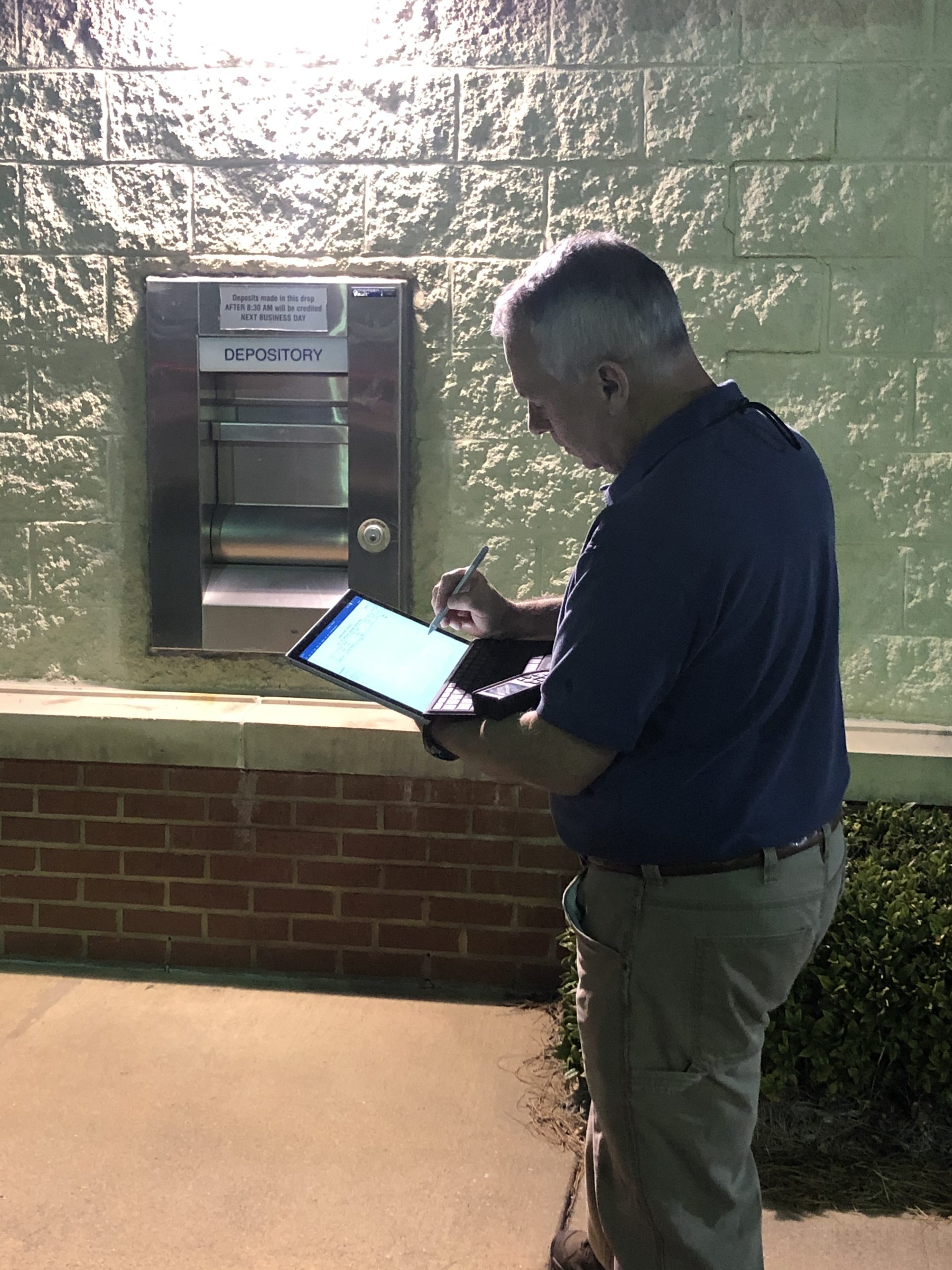 Dodgen Security ATM lighting inspection